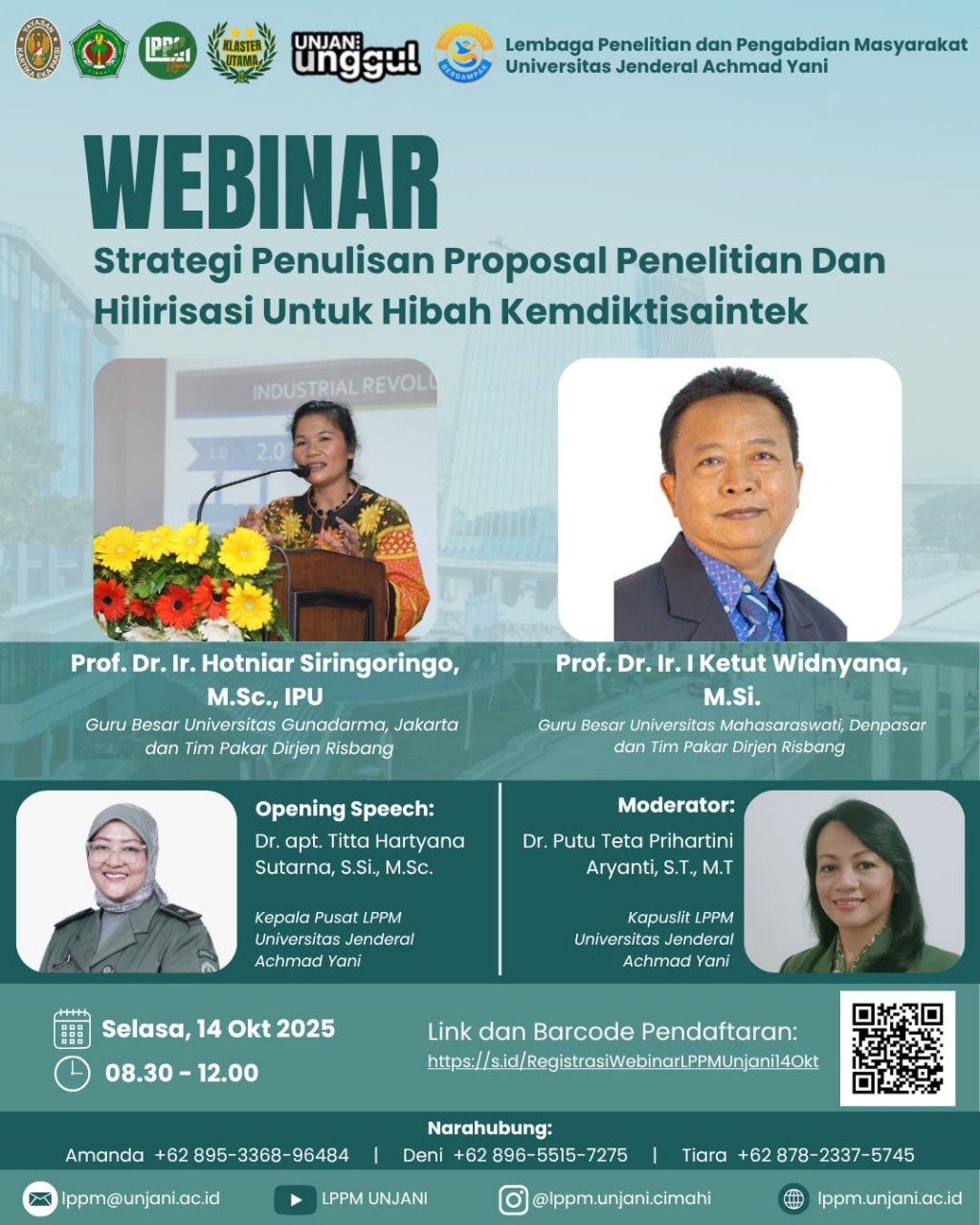 Webinar tata tulis program penelitian dan riset hilirisasi