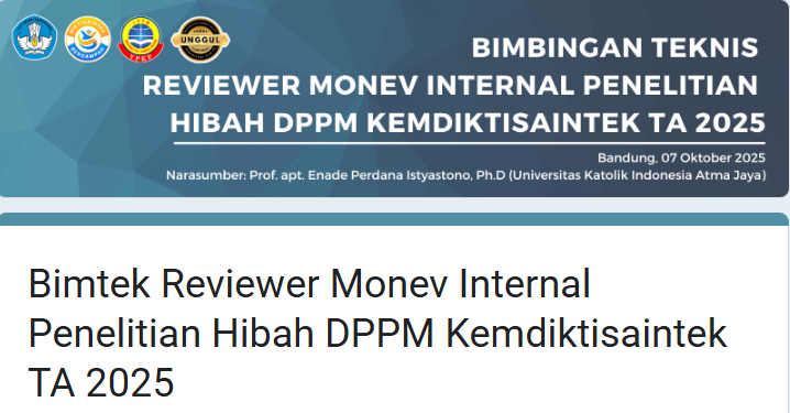 Bimbingan Teknis Reviewer Penelitian dan Pengabdian 2025