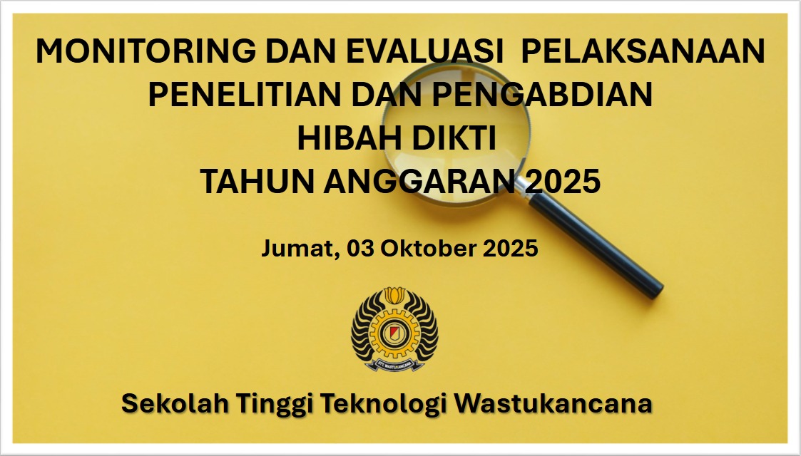 Undangan Monitoring dan Evaluasi Kegiatan Penelitian dan Pengabdian Tahun 2025